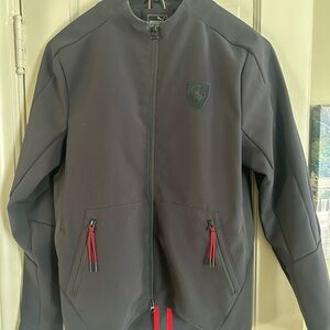 Puma Ferrari track jacket size small men’s black